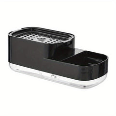 Sink Caddy Soap Dispenser with Sponge Holder & Lotion