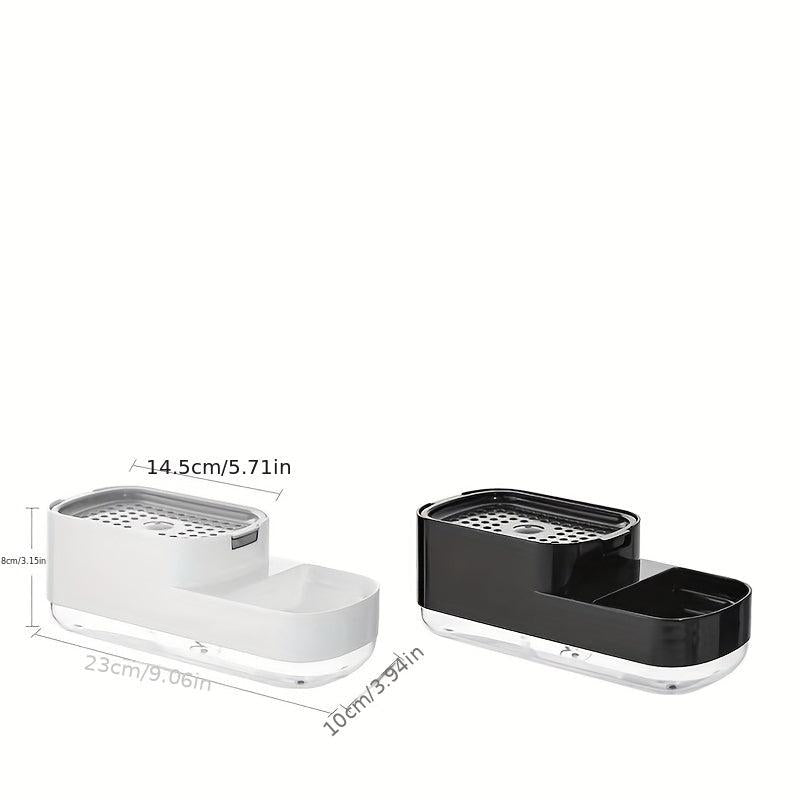 Sink Caddy Soap Dispenser with Sponge Holder & Lotion
