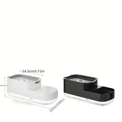 Sink Caddy Soap Dispenser with Sponge Holder & Lotion