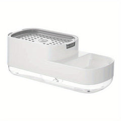 Sink Caddy Soap Dispenser with Sponge Holder & Lotion