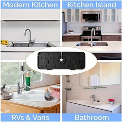 Silicone Sink Anti Splash Board Faucet Protector Drying Mat