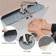 Silicone Sink Anti Splash Board Faucet Protector Drying Mat