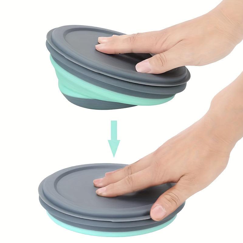 3pcs Folding Bowls Lunch Box Dormitory Noodles Bento Leakproof Container