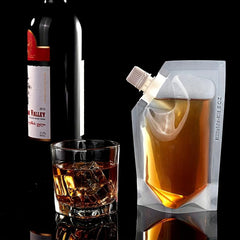 12pcs Concealable Reusable Cruise Sneak Flask Liquor Pouches 8oz 17oz
