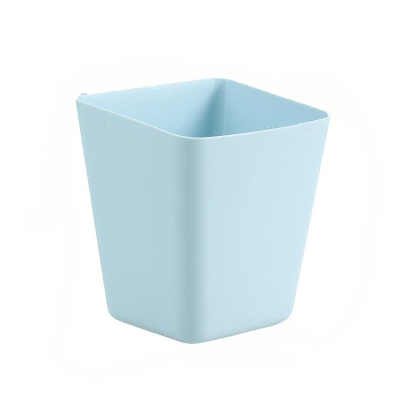 Portable Plastic Storage Basket for Kitchen and Bathroom
