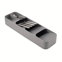 Silverware Organizer Drawer Tray Cutlery Spoon Fork Storage Box