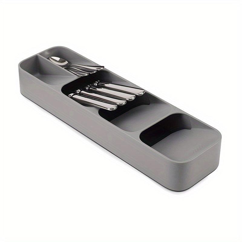 Silverware Organizer Drawer Tray Cutlery Spoon Fork Storage Box