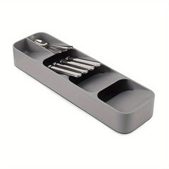 Silverware Organizer Drawer Tray Cutlery Spoon Fork Storage Box