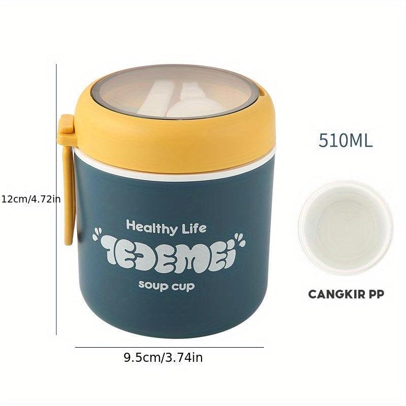 MINI Portable Breakfast Cup Leakproof Insulated Fresh-keeping Box