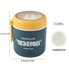 MINI Portable Breakfast Cup Leakproof Insulated Fresh-keeping Box
