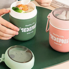 MINI Portable Breakfast Cup Leakproof Insulated Fresh-keeping Box