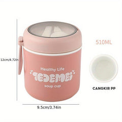 MINI Portable Breakfast Cup Leakproof Insulated Fresh-keeping Box