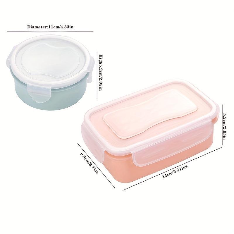 Plastic Refrigerator Storage Box Fresh Keeping Container with Grids
