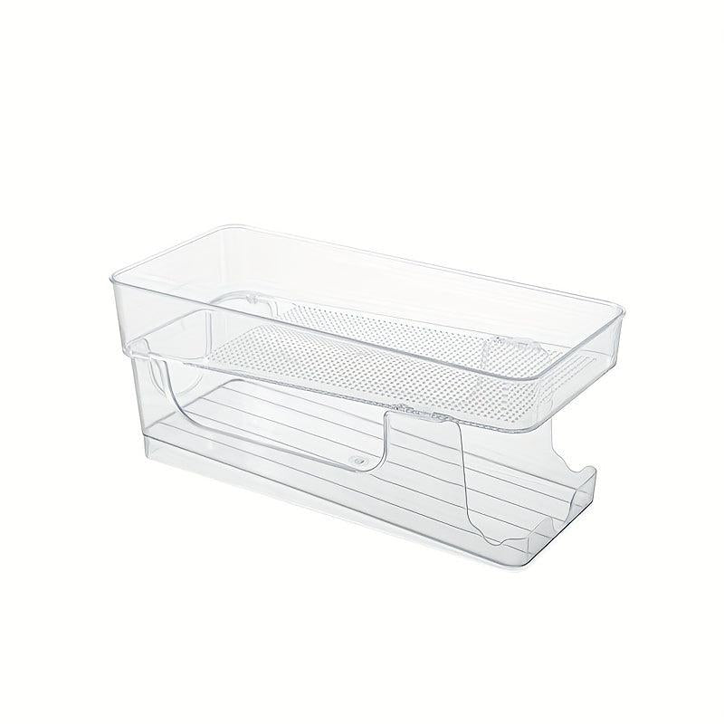 Refrigerator Beer Rack Beverage Organizer Double layer Storage Rack