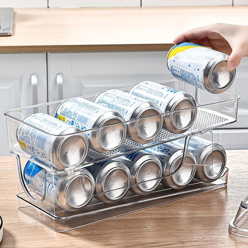 Refrigerator Beer Rack Beverage Organizer Double layer Storage Rack
