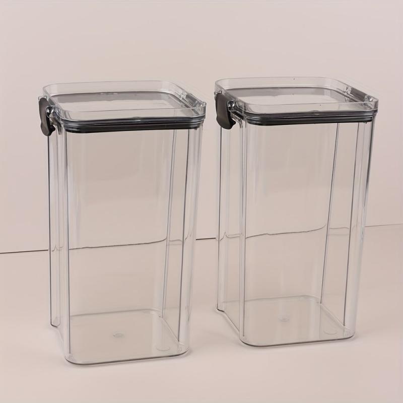 Airtight Food Jars for Freshness, Clear Storage Containers with Lids