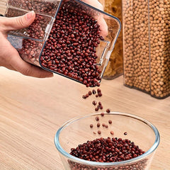 Airtight Food Jars for Freshness, Clear Storage Containers with Lids