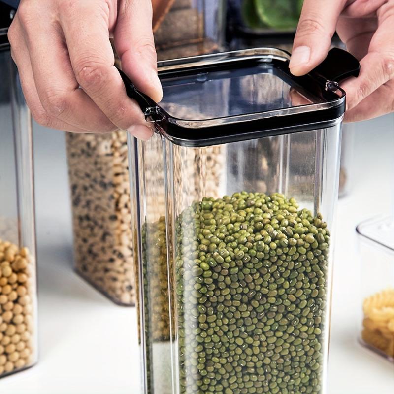 Airtight Food Jars for Freshness, Clear Storage Containers with Lids