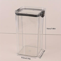 Airtight Food Jars for Freshness, Clear Storage Containers with Lids