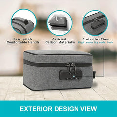 Smell Proof Bag with Combination Lock for Home and Travel