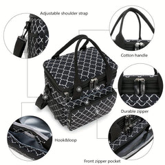 Insulated Leakproof Lunch Bag Multifunctional Reusable Box Office School Beach