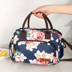 Insulated Leopard Lunch Bag for Women and Men Water Resistant Cooler Bag