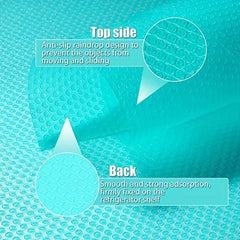 4pcs Non Slip Waterproof Refrigerator Mat Fridge Liner Mats Cover
