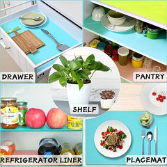 4pcs Non Slip Waterproof Refrigerator Mat Fridge Liner Mats Cover
