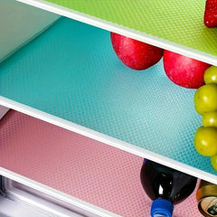 4pcs Non Slip Waterproof Refrigerator Mat Fridge Liner Mats Cover