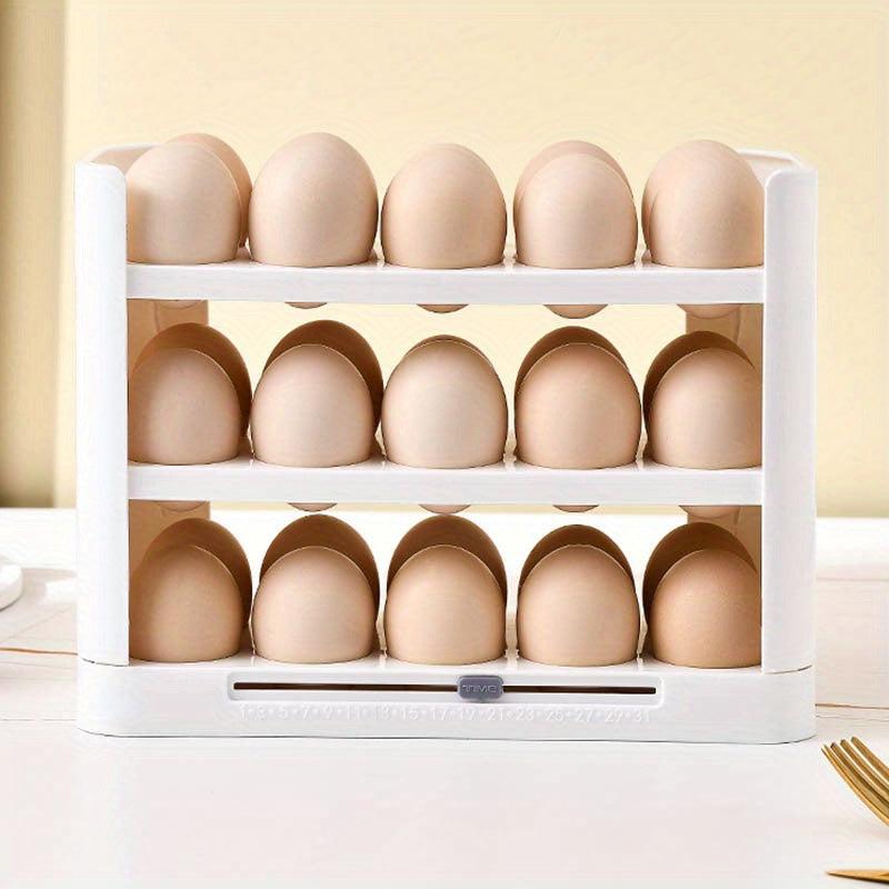Refrigerator Egg Storage Box Side Door Egg Tray Anti-fall Kitchen Egg Rack