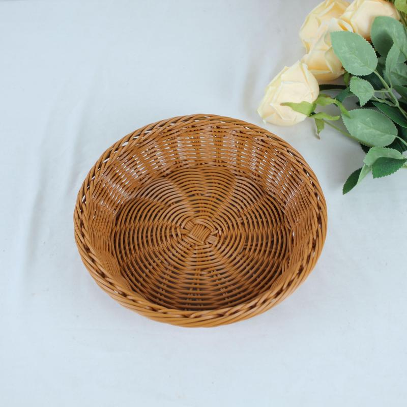 Rattan Basket for Fruit Bread Snack Picnic Home Kitchen Supplies Living Room