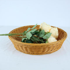 Rattan Basket for Fruit Bread Snack Picnic Home Kitchen Supplies Living Room
