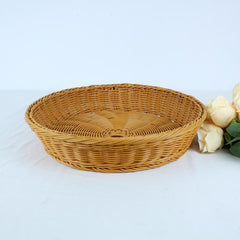 Rattan Basket for Fruit Bread Snack Picnic Home Kitchen Supplies Living Room