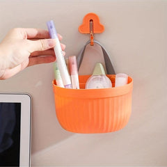 Kitchen Storage Basket Hanging Bathroom Storage Basket Soap Sponge Holder
