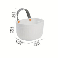 Kitchen Storage Basket Hanging Bathroom Storage Basket Soap Sponge Holder