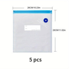 5pcs Vacuum Storage Bags for Food Keep Fresh Longer Vacuum Sealer Bags