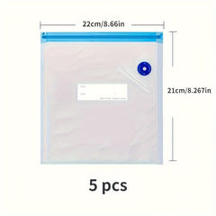 5pcs Vacuum Storage Bags for Food Keep Fresh Longer Vacuum Sealer Bags