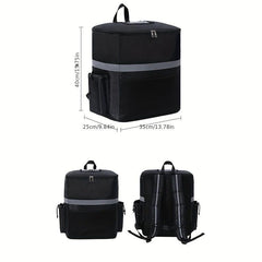 Insulated Meal Box Backpack for Camping and Errands