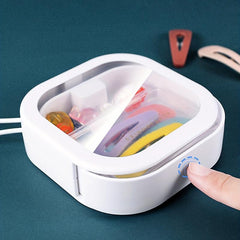 Portable Travel Storage Box for Snacks and Cosmetics