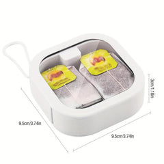 Portable Travel Storage Box for Snacks and Cosmetics