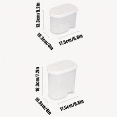 Clear Large Capacity Cereal Container for Rice Grains Flours