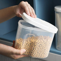 Clear Large Capacity Cereal Container for Rice Grains Flours