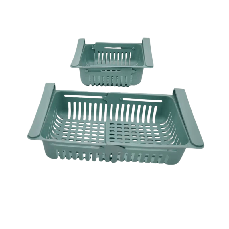 2pcs Retractable Fridge Drawer Organizers Refrigerator Vegetable Fruit Storage