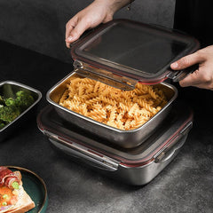 Leak-proof Stainless Steel Food Storage Containers