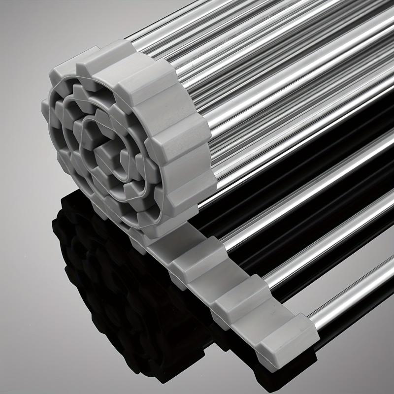 Roll Up Tableware Drying Rack Stainless Steel Sink Rack