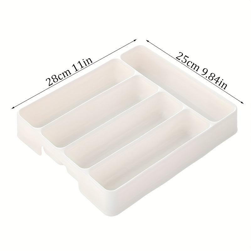 Antimicrobial Large Silverware Tray Kitchen Drawer Organizer