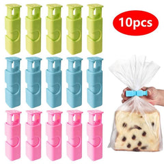 10pcs Sealing Clips Food Preservation Bag Clip Snack Fresh Food Storage
