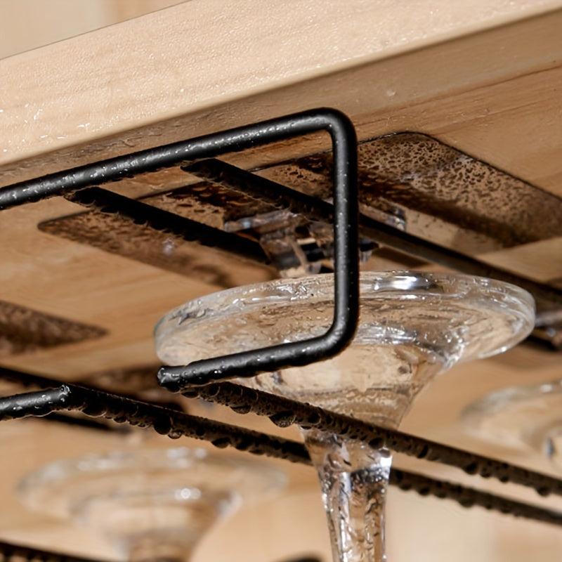 Wine Glass Holder Goblet Rack for Cabinet Kitchen Bar