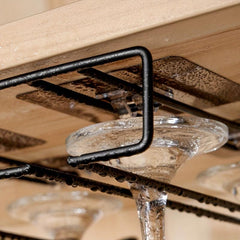 Wine Glass Holder Goblet Rack for Cabinet Kitchen Bar