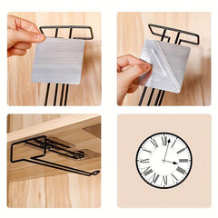 Wine Glass Holder Goblet Rack for Cabinet Kitchen Bar